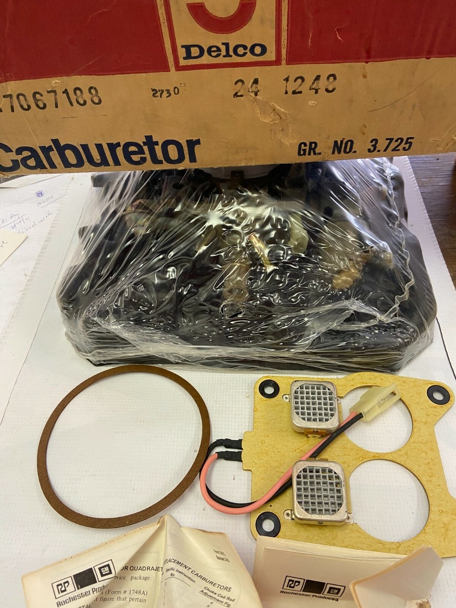Rochester 4 bbl Quadrajet E4ME Carburetor 17067188 17081242 4-319