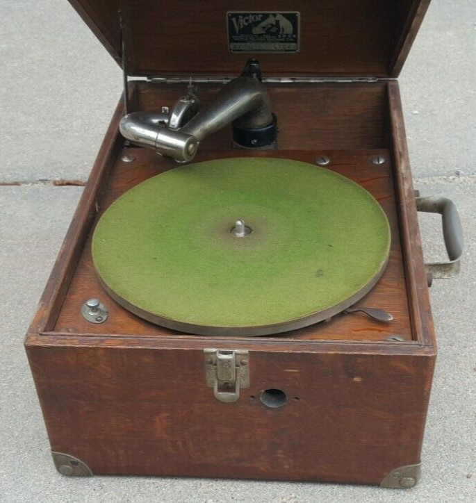 Antique Vtg 1920s Victor Talking Machine VV-50 Phonograph Record