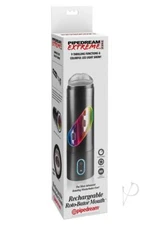 Pipedream Extreme Toyz Rechargeable Roto-Bator Mouth Masturbator - Mouth -