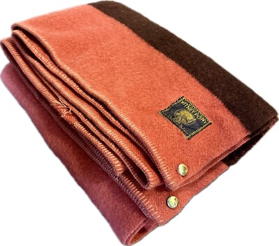Early's Witney Point Wool Blanket 75X89 Made In England Red Early's Witney Point Wool Blanket 75X89 Made In England Red