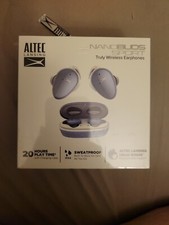 Altec Lansing NanoBuds Sport True Wireless Bluetooth Earbuds - Icy Blue