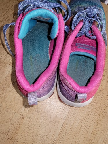 Skechers Girls Skech-Air Rainbow Air Cooled Memory Foam Sneakers Size 5 80169L - Picture 4 of 6