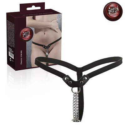 Fetish Collection Perizoma Aperto Fetish T-String Catena Biancheria Intima Metal