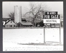 1980s Louisville Lafayette CO Farm Sale Industrial Development Vtg Press Photo