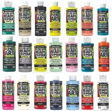 DecoArt Paint Pouring - Multi Surface - Single Bottles - Ready to Pour Fluid Art