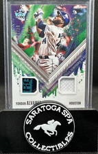 2021 Diamond Kings Materials Jersey Yordan Alvarez #DKM-YA Holo Silver /99