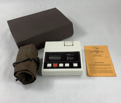 #ad Heath Zenith BH 1750 Blood Pressure and Pulse Rate Unit Tested Bad Arm Band $36.79