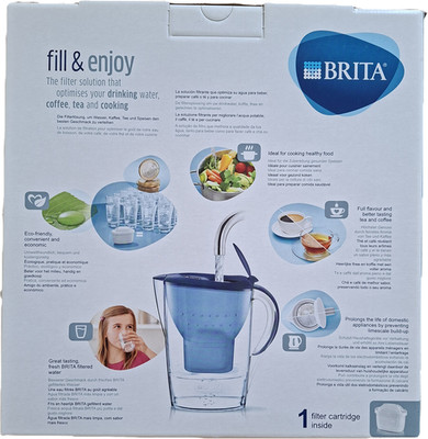 BRITA Wasserfilter Kanne 2,4L Marella weiß + Filterkartusche MAXTRA+