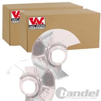 2X VAN Wezel Spritzbleche Bremsscheiben Vorne Beidseitig Passend FÜR VW LT