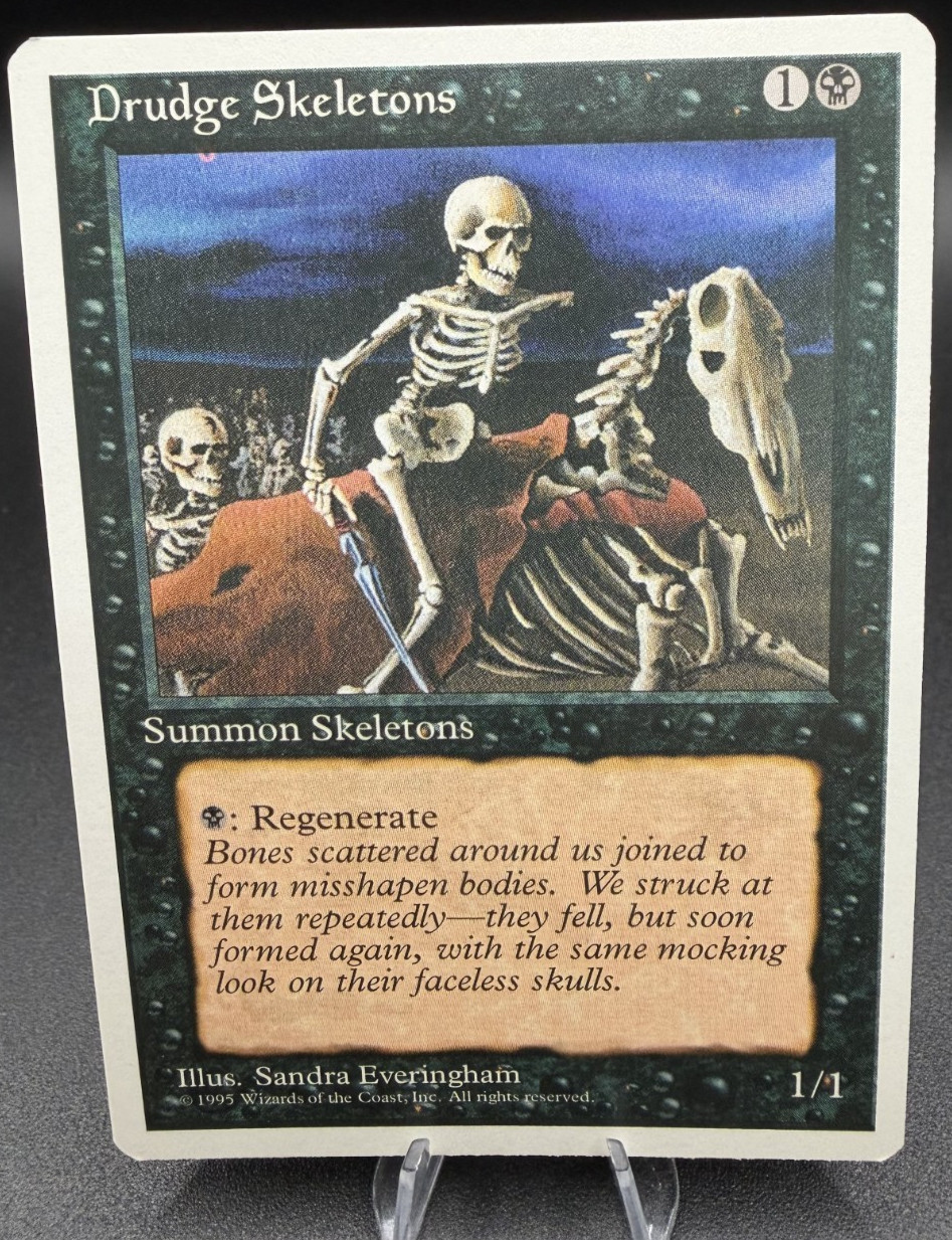 Drudge Skeletons - 4th Edition - MTG Magic the Gathering - LP/NM - Vintage 1995