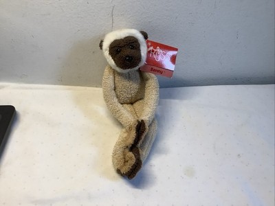 New Tag RARE Russ Berrie Luv Pet Benny Monkey Brown Cream Tan Stuffed 9  