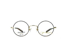 John Lennon Round Eyewear Glasses Frame JL-A103 c.1 Gold Brown 42  23-132 w/Case