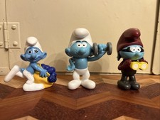 Smurfs Figures Lot McDonalds Burger King