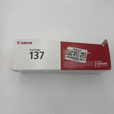 Genuine Canon 137 Black Laser Printer Toner Cartridge Sealed OEM Box