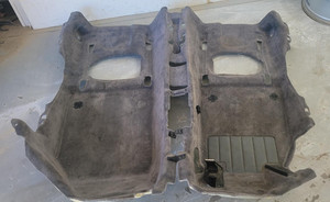 2008 Porsche Cayman S 987 Gray Front Floor Carpet w/Gas Pedal