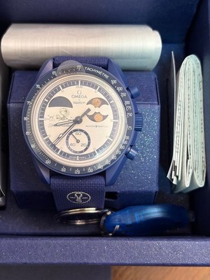 Omega x Swatch Moonshine Gold Bioceramic Mission to Earth Watch