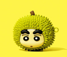 Cute Durian Fruit Case For Airpods Pro 1 2 3 4 Silicone Protective Soft Cover