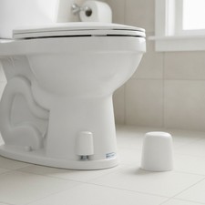 Customizable Toilet Screw Covers - Non-Cutting Installation, 2 Pack, USA Made