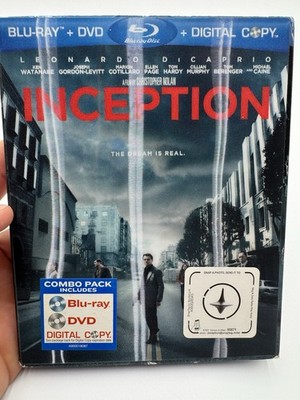 Inception Blu Ray & DVD 3 Disc Hans Zimmer Leonardo DiCaprio Christopher Nolan