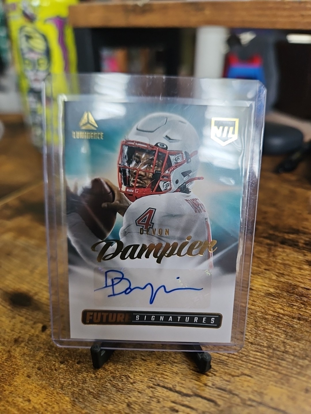 2025 Panini Luminance - Future Signatures Nil Devon Dampier #NIL-DDR AU, RC
