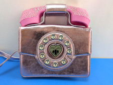 Betsey Johnson Women's Party Line Faux Rhinestone Bluetooth Phone Bag Pink