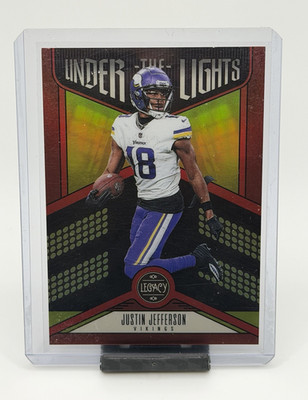 Panini 2023 Legacy Justin Jefferson Under the Lights UL-JET 21/50 Vikings
