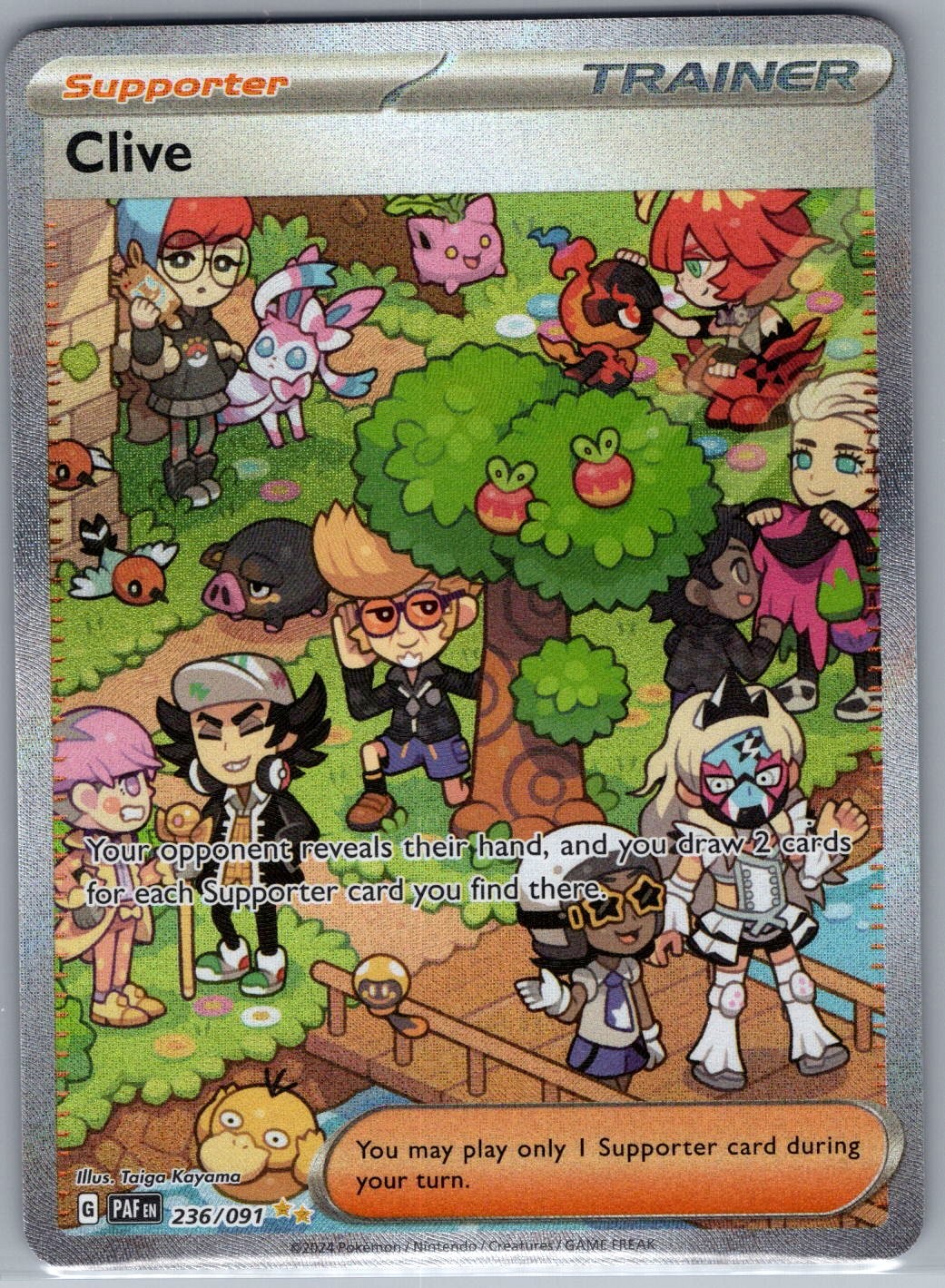 Clive 236/091 SV: Paldean Fates - Pokemon Card - NM