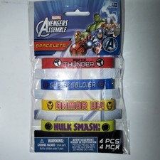 Marvel Avengers Assemble 4 Bracelets