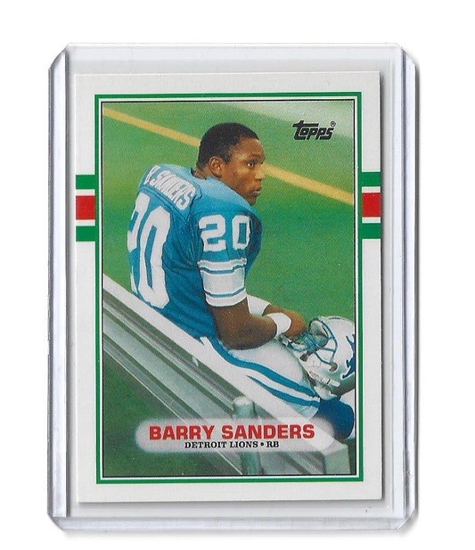 1989 Topps Traded - Barry Sanders #83T (RC)