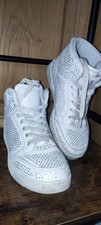 *Blink blink * Mädchen Glitzer Steine Turnschuhe Sneaker Weiß Gr 34