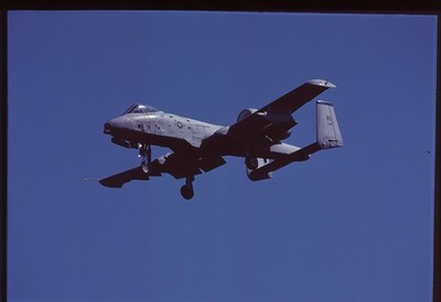 Top aircraft slide A-10A 79-0149 / BD bk bl 917th WG US Air Force Ramstein