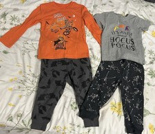 Toddler 24M/2T  Halloween Skeletons Bats Ghos...