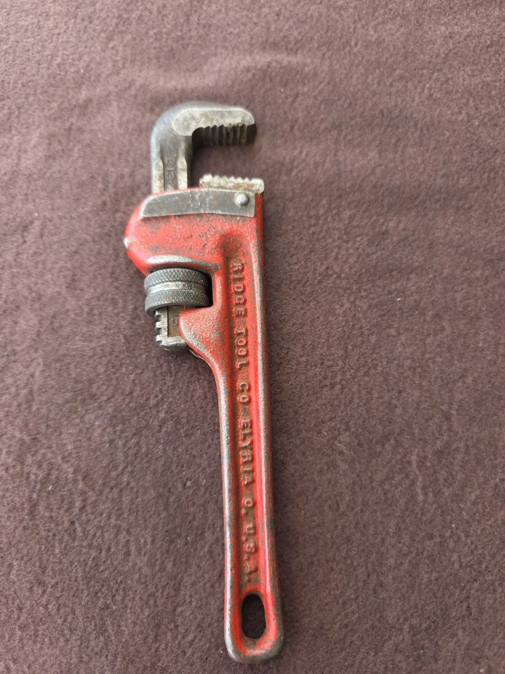 Vintage USA RIDGID Heavy Duty Small 6" Pipe Wrench - Image 4 of 4