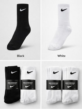 Nike Men's Sports Training Socks 3 Pairs Cotton Soft Crew Socks