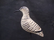 SANDPIPER SHOREBIRD SIGNED "KIRBY" PRIMITIVE ANTIQUE Decoy NR
