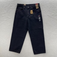 Levis Jeans Mens 36x32 Black 578 Baggy Dark Wash Denim Y2K Skater Wide Leg NEW