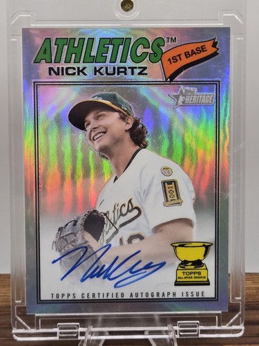 Nick Kurtz #ROAC-NK 2026 Topps Heritage Chrome Autograph card