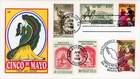 1998 Cinco De Mayo Joint FDC (US #3203/Mexico #2532) House of Farnam