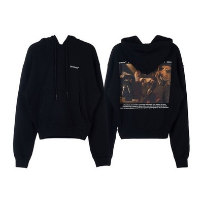 Off White Herren Caravaggio Krönung Druck Hoodie 37057146