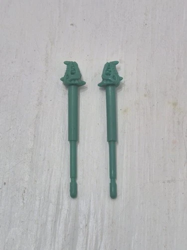 Lot of 2 Vintage Mighty Max Dragon Island Zinger Missile Parts Accessory