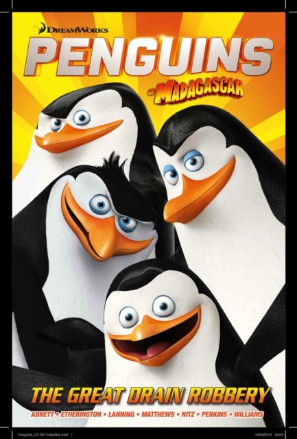 Penguins of Madagascar The Great Drain Robbery by Andy Lanning (Paperback Book)
