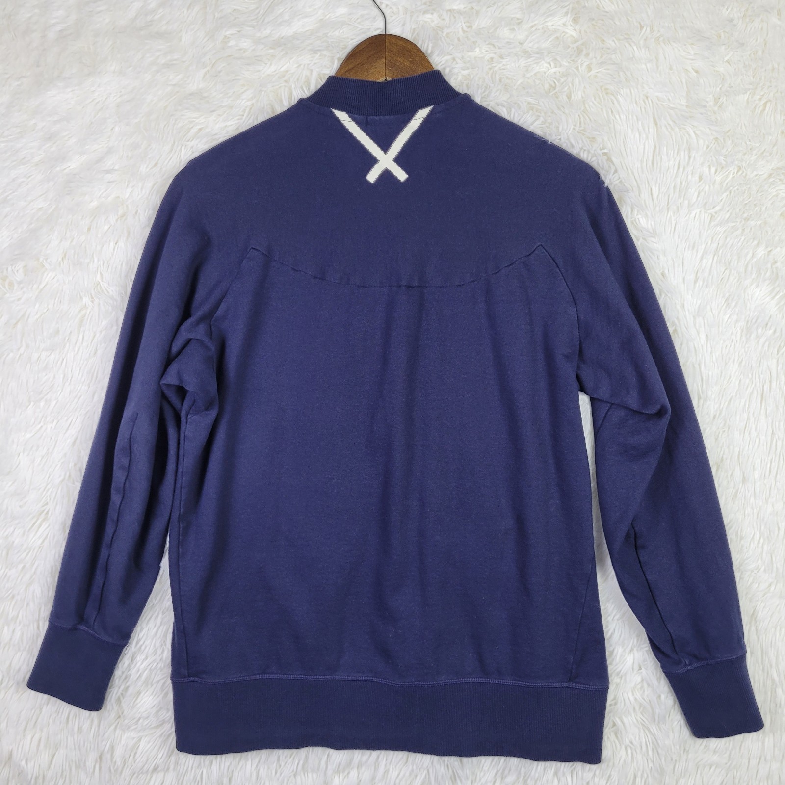 Adidas Originals Women's M Blue XBYO Legend Ink Track Jacket Bomber Athleisure image 3