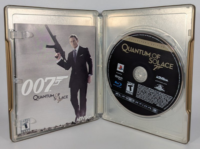 007 Quantum Of Solace Collectors Edition Steel Case PS3 PlayStation 3