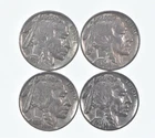 Buffalo Nickels Sharp Horn XF/AU - 1937 1930 1935 1937 Lot Collection *461