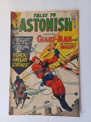 Tales to Astonish #52 -Giant Man & Wasp -1st  Black Knight -Jack Kirby, Stan Lee