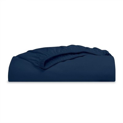  300 Thread Count Easy Care Percale Fitted Sheet, Blue Cove, Twin/Twin XL