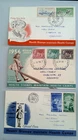 NZ New Zealand 1956-1958 Health Stamps First Day Covers FDC Official Glenelg