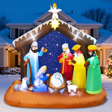 Christmas Inflatable Nativity Scene Outdoor - Christmas Inflatables Outdoor Blow