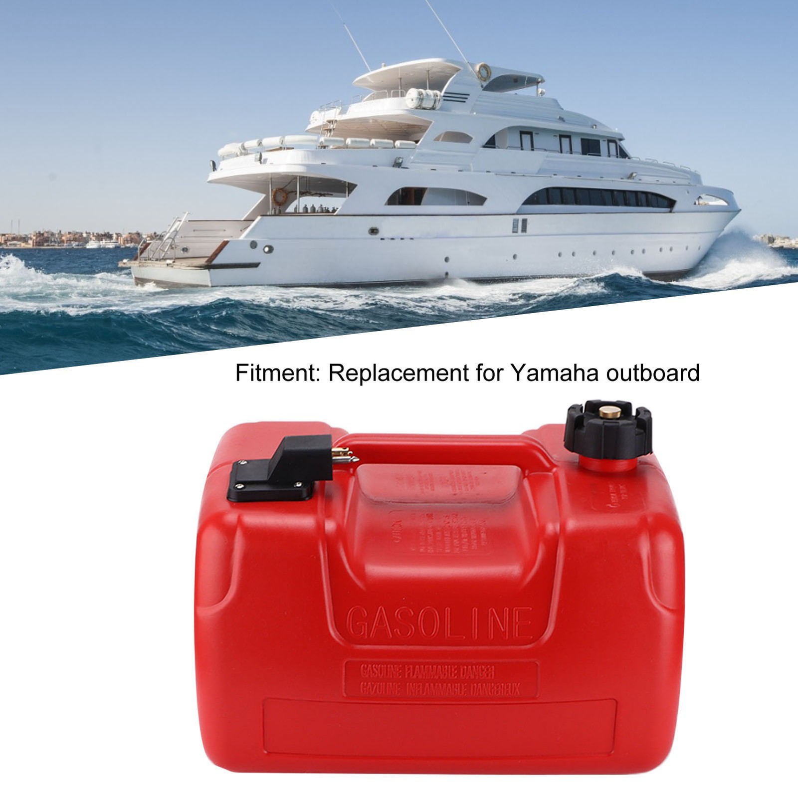 12L Marine Outboard Fuel Tank Lightweight Portable Replacement LWJO