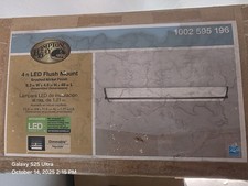 Hampton Bay 4 ft LED Flush Mount Brushed Nick...
